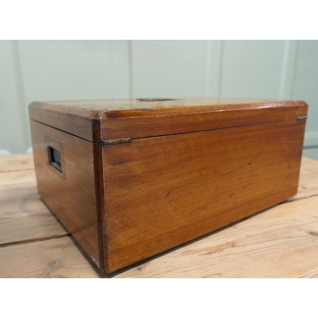 Victorian Oak Presentation Box For Sale - Image 3 of 7