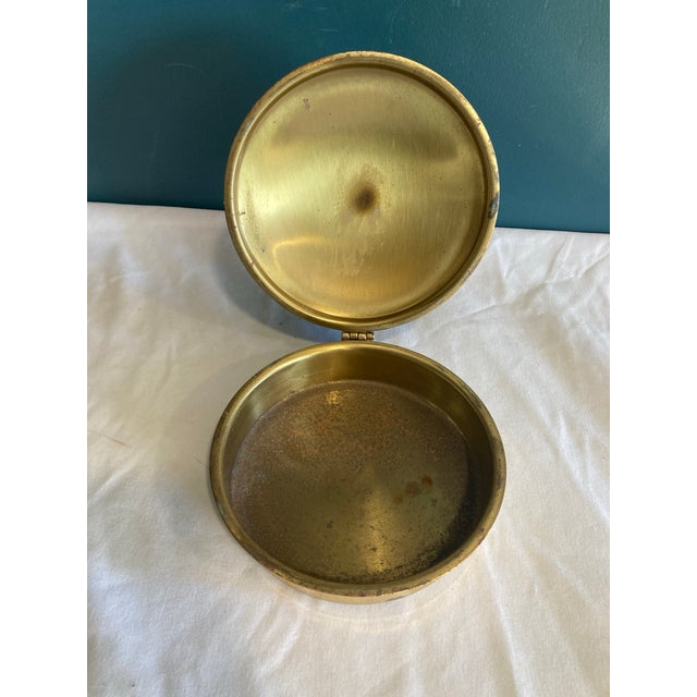 Mid 20th Century Mid 20th Century Brass and Wood Crumb Butler For Sale - Image 5 of 8