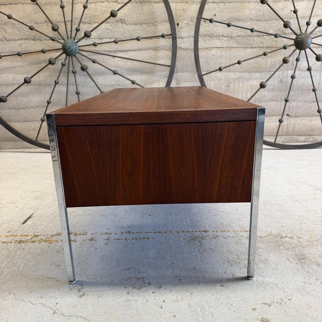 For your consideration, a mid-century modern executive desk designed by Richard Schultz for Knoll International in the...
