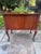 Late 20th Century Late 20th Century Thomasville Queen Anne Cherry Lowboy With Carved Fan Drawer For Sale - Image 5 of 16