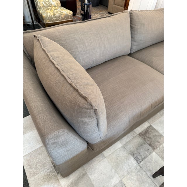 Italian Jason Chauncey for Restoration Hardware Costera 2-Cushion Sofa For Sale - Image 3 of 12