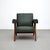 Capitol Complex Teak and Green Leather 053 Armchair by Pierre Jeanneret for Cassina For Sale - Image 3 of 15