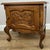 Wood Vintage French Louis Style Oak Bedside Tables, Set of 2 For Sale - Image 7 of 11