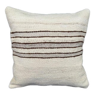 Turkish Hemp Pillow Cushion Natural Beige Brown Cushion Cover 20x20 For Sale