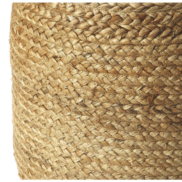 Add relaxed texture and casual style to your space with the Butler Specialty Company Noosa Jute Accent Pouffe. Its braided...