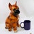 Mid-Century Italian Hand Painted Boxer Puppy Large Figurine For Sale - Image 13 of 13