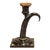 Antique Candle Stick With Real Chamois Horn, 19th Century For Sale