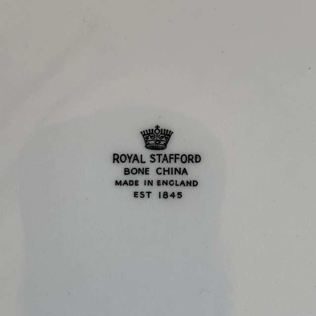 Vintage English Bone China Decorative Dessert Plate For Sale - Image 14 of 15