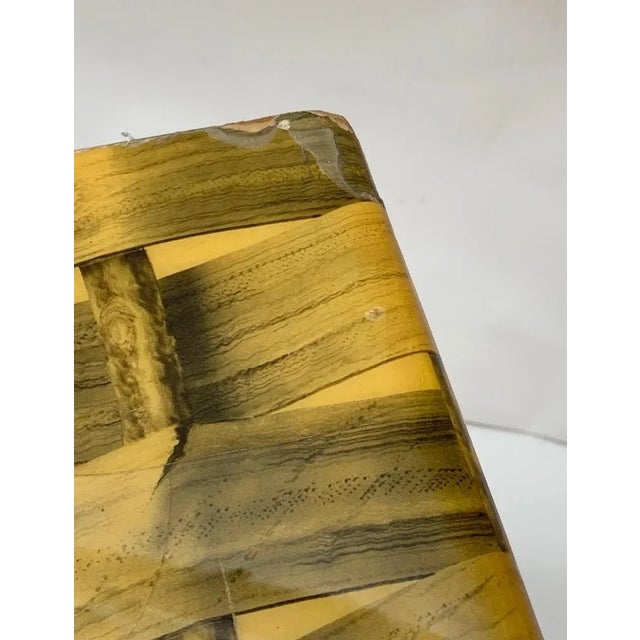 Mid-Century Italian Wood and Metal Coffee Table with Brass Magazine Rack, 1950s For Sale - Image 18 of 18