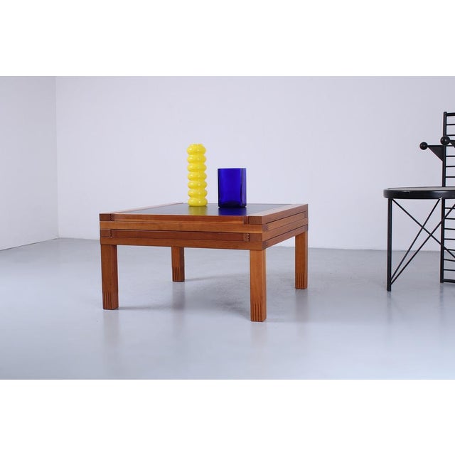 Mid-Century Modern Modular Blue and White Square Hexa Coffee Table by Bernard Vuarnesson for Bellato, 1980s For Sale - Image 3 of 17