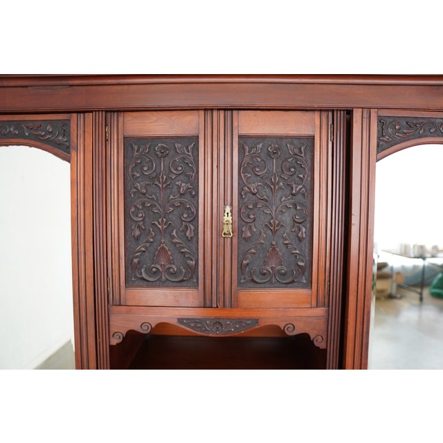 Brown Antique Ralph Johnson of Warrington Compactum Wardrobe For Sale - Image 8 of 17