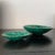 African Malachite Bowls With Brass Rim Detailing - a Pair For Sale - Image 3 of 6