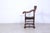Wooden Savonarola Chair with Carved Armrest,s Late 1800s For Sale - Image 4 of 14
