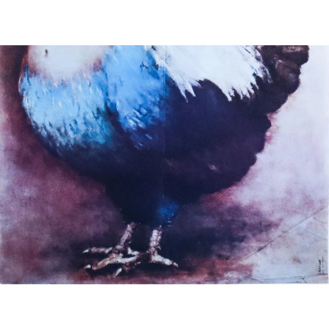 Illustration 1977 Polish Theater Poster, Anna Livia (Nude Woman With Rooster) For Sale - Image 3 of 3