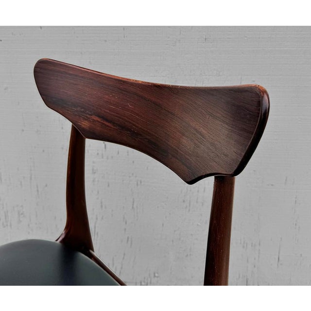 1960s 1960s Vintage Mid-Century Modern Danish Teak Chair by Schiønning & Elgaard Randers For Sale - Image 5 of 11