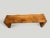 Contemporary Andrianna Shamaris Modern Organic Teak Wood Wave Bench For Sale - Image 3 of 5