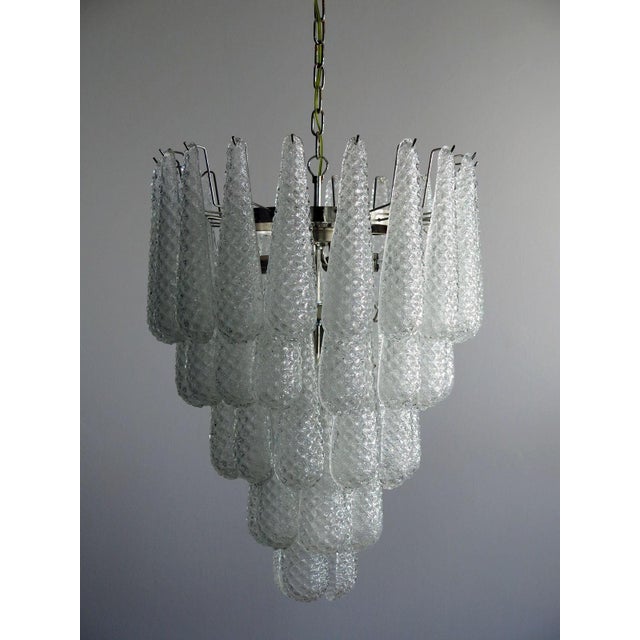 Murano Petal Chandeliers, 1970s, Set of 2 For Sale - Image 4 of 18