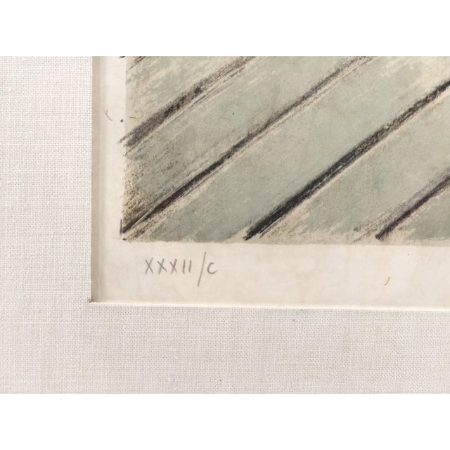 1970s Jean-Pierre Cassigneul - Signed Original LIthograph - Les Planches De Deauville For Sale - Image 4 of 11