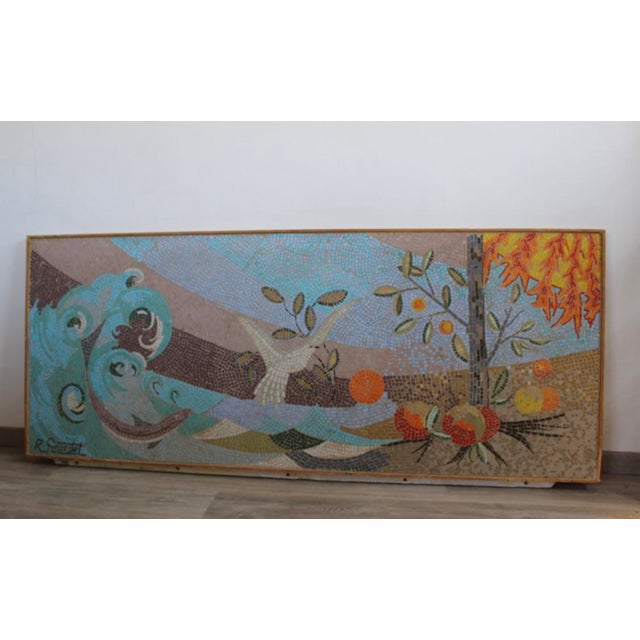 Ceramic Mosaic by Girardet, 1950 For Sale - Image 7 of 9