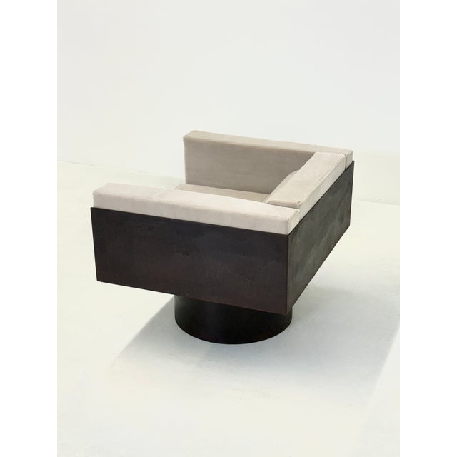 Italian Sculptural Metal Lounge Chair, 1970s For Sale - Image 6 of 11