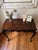 Vintage Writing Desk Table With Ornate Carved Floral Scrollwork. For Sale - Image 4 of 9