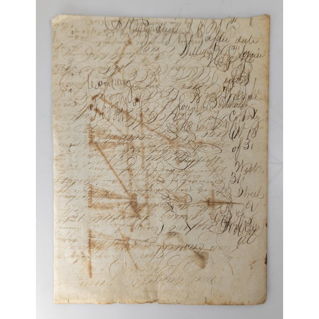 Paper 19th Century Folk Art Nautical Sailor Made Drawing of a Ship For Sale - Image 7 of 11