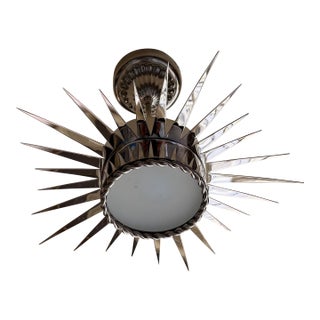 Visual Comfort Soleil Semi-Flushmount by Suzanne Kasler For Sale