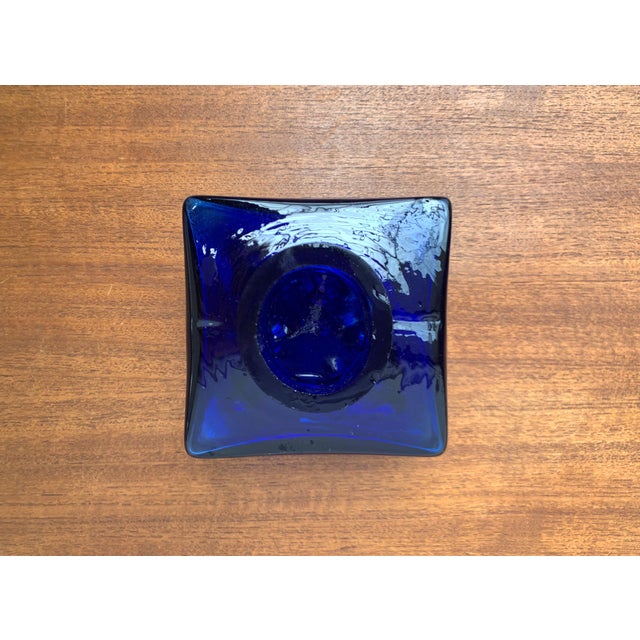 Mid-Century Scandinavian Block Glass Vase, 1960s For Sale - Image 12 of 18