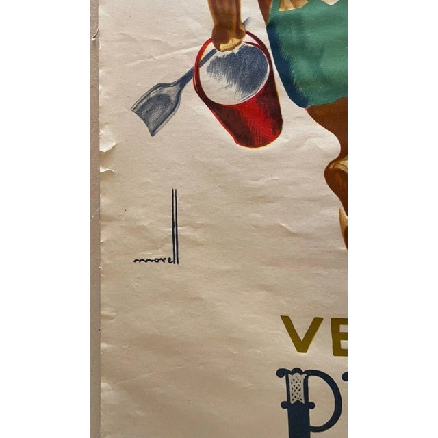 Art Deco Original Jose Morell 'Playas Del Levante' Spain Travel Poster For Sale - Image 3 of 9