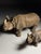 1960s Hand-Carved Wooden Rhinoceros Statues, 1960s, Set of 2 For Sale - Image 5 of 18