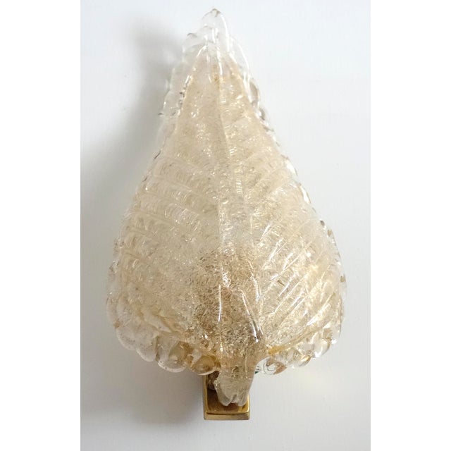 Murano Glass Wall Lamp from Barovier & Toso For Sale - Image 10 of 10