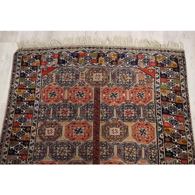 Brown Vintage Nomadic Afghan Beloch Sumakh Kilim Rug, 1940s For Sale - Image 8 of 18