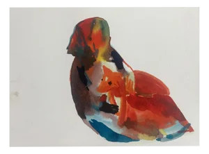 Hanna Ilczyszyn, Nocefresca (Milis, Sardinia), Watercolour, 2024