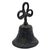 Cast Bronze European Table Bell With Tri-Lobed Handle, 4.5" For Sale - Image 4 of 11