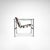 Metal LC1 Armchair in Ponyskin by Le Corbusier for Cassina, 1980s For Sale - Image 7 of 11