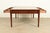 Baker Furniture Stately Homes Collection English Regency Carved Mahogany Leather Top Partner's Desk For Sale - Image 16 of 18