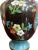 Black Late 19th Century Antique Cloisonne Vase, Stamped China For Sale - Image 8 of 9