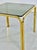 Vintage Coffee Table in Brass and Smoked Glass, 1960s For Sale - Image 4 of 7