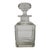 This collection features four vintage diminutive spirit decanters, crafted from a combination of cut and pressed glass....