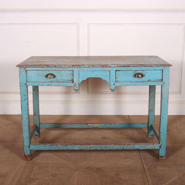English Original Painted Lamp Table, 1890s For Sale - Image 9 of 9