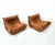 Togo Lounge Chairs in Cognac Cow Leather attributed to Michel Ducaroy for Ligne Roset, Set of 2 For Sale - Image 7 of 13