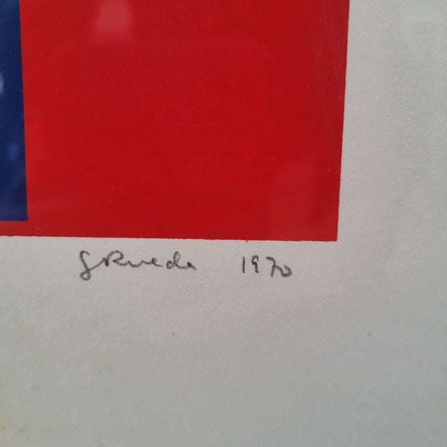 Gerardo Rueda, Composition in Red, 1970, Engraving For Sale - Image 12 of 16