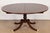 Baker Furniture Style Georgian Banded Mahogany Pedestal Extension Dining Table, Newly Refinished For Sale - Image 12 of 12