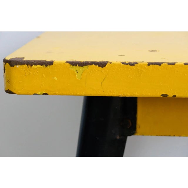 Black Model 55 Table by Xavier Pauchard for Tolix, 1950s For Sale - Image 8 of 12