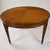 1970s Vintage Traditional Oval Dining Table With Bookmatched Walnut Veneer Top For Sale - Image 5 of 12