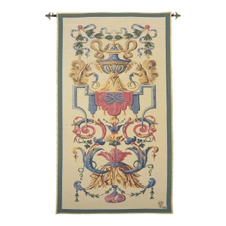 Arms of Vaux-Le-Vicomte Tapestry - 235 X 120 Cm (7'9" X 3'11") - Requires Rod Size 3 For Sale