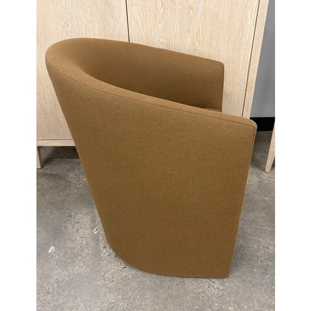 2020s Restoration Hardware Arrondi Chair Custom Fabric For Sale - Image 5 of 8