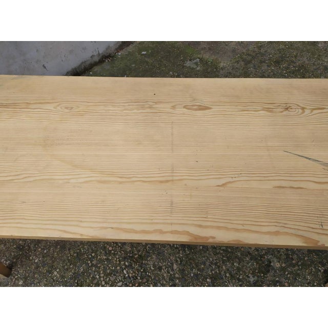 Fir Farm Table, 1950s For Sale - Image 15 of 18