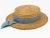 The Ridgemont Make's vintage 1930s boater hat showcases timeless elegance with its natural straw construction. Adorned...