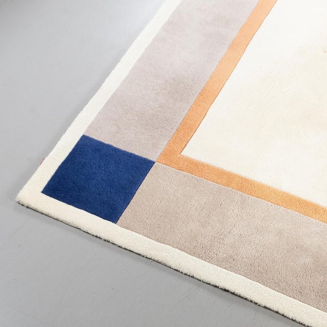 Swedish Tufted Wool Rug by Ingrid Dessay, 1950s For Sale - Image 3 of 6